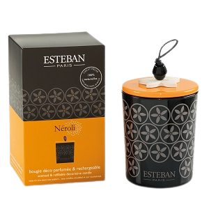 bougie parfumée rechargeable Néroli d’Esteban