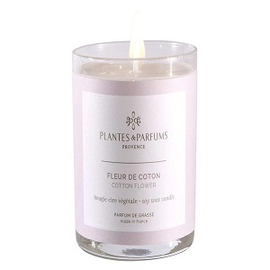 Bougie parfumée Fleur de coton de Plantes et parfums