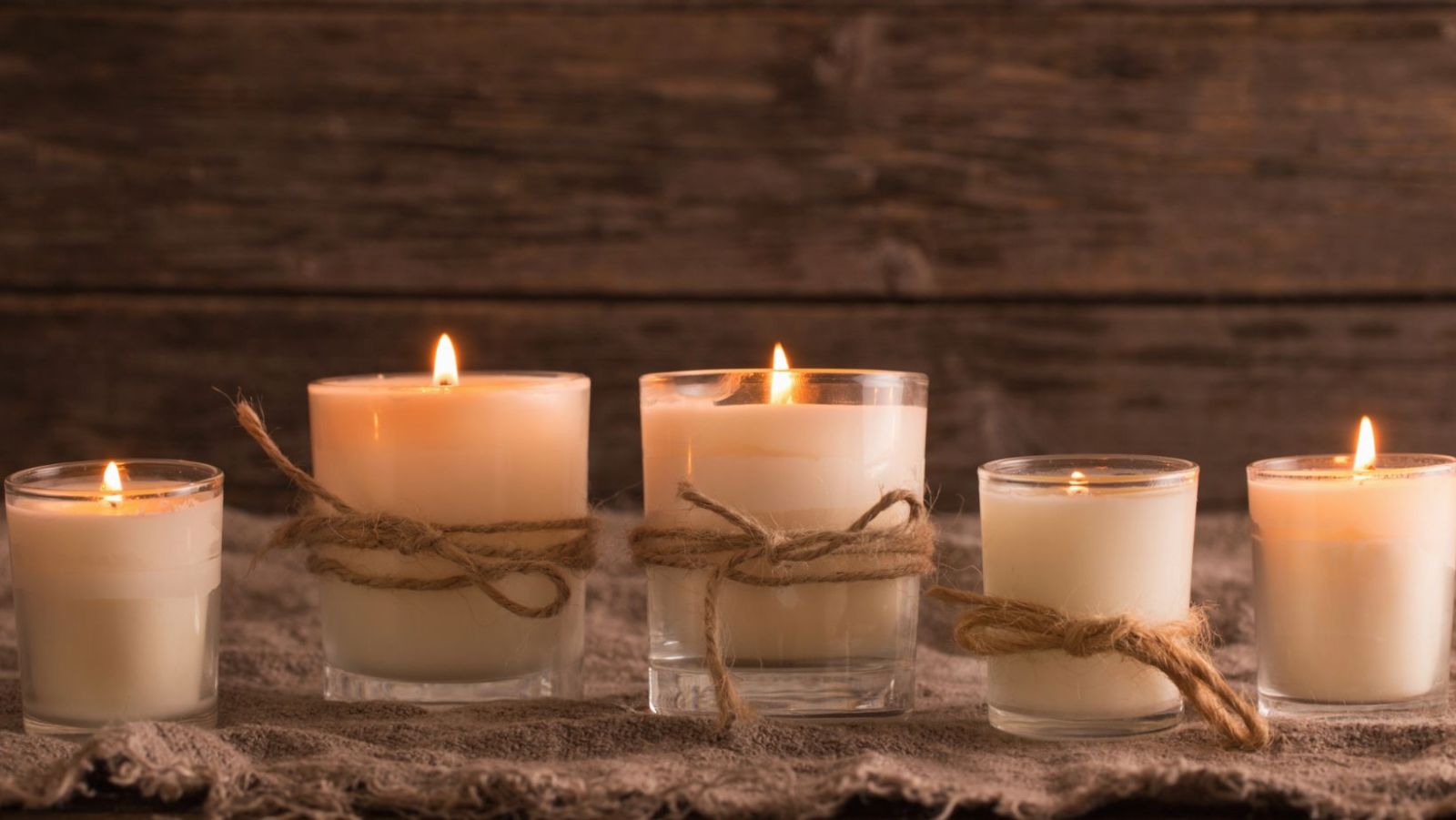 trio bougies parfumees