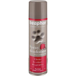 BEAPHAR Spray déodorant pour chat parfum fruits rouges