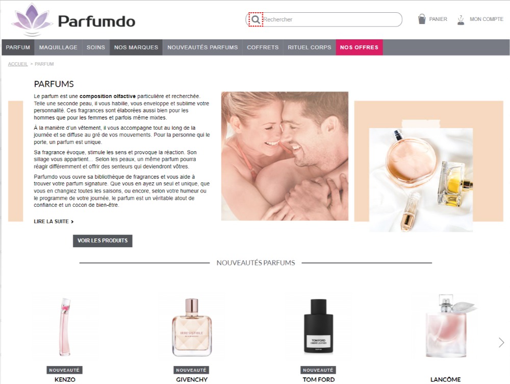 Site de parfum pas cher et fiable Parfumdo