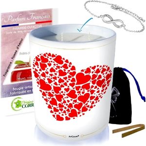 bougie bijou parfumée senteur pomme d'amour d' ArtGosse