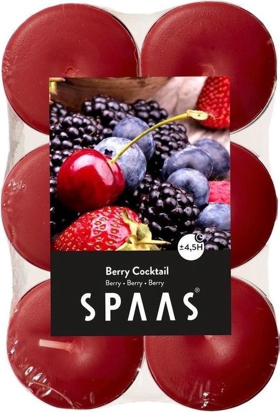 bougies chauffe plats Berry cocktail de Spaas