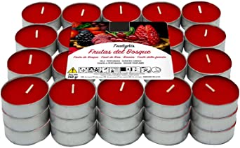 bougies chauffe plats fruits rouges de Velas Lumar