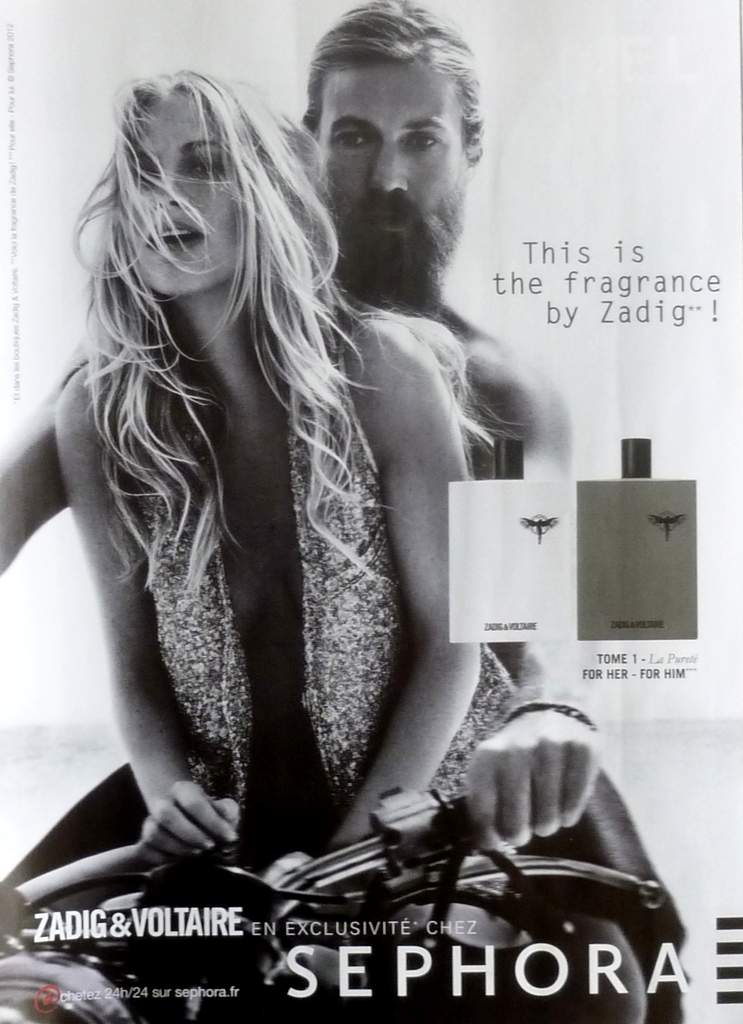 Publicité du parfum La Pureté - Tome 1