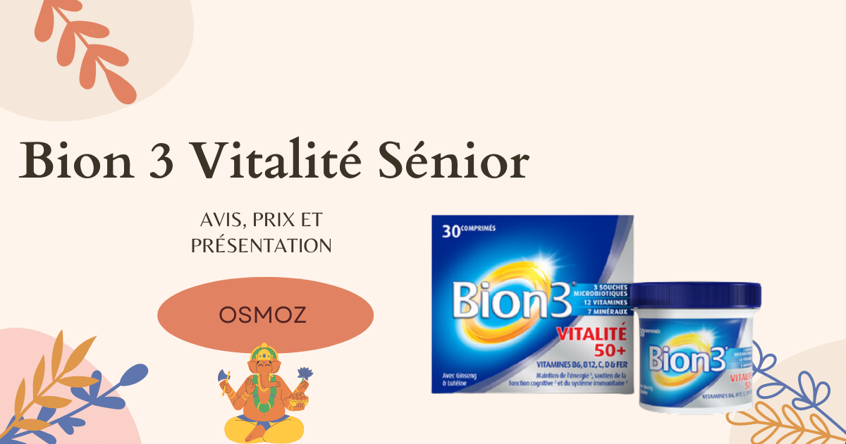 Notre avis sur le complément Bion 3 vitalite senior