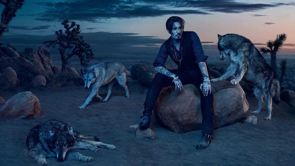 Les parfums Johnny Depp, égérie sauvage Dior