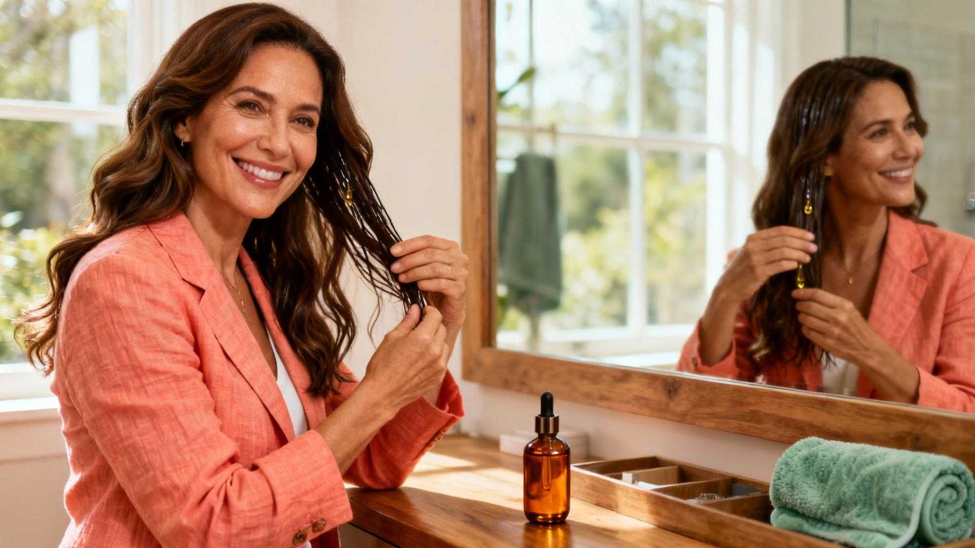 This camellia oil rivals salon glossing for mirror shine on colored hair