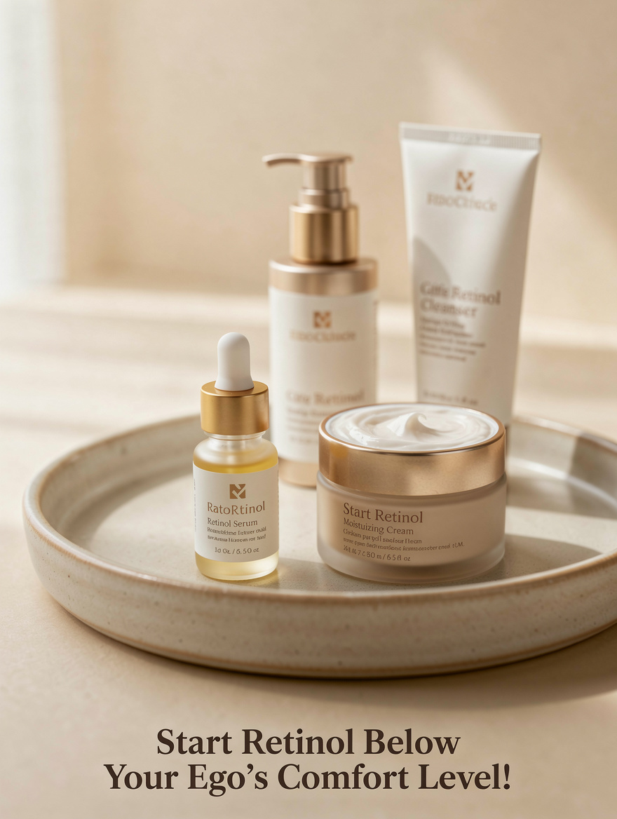 Start Retinol Below Your Ego’s Comfort Level