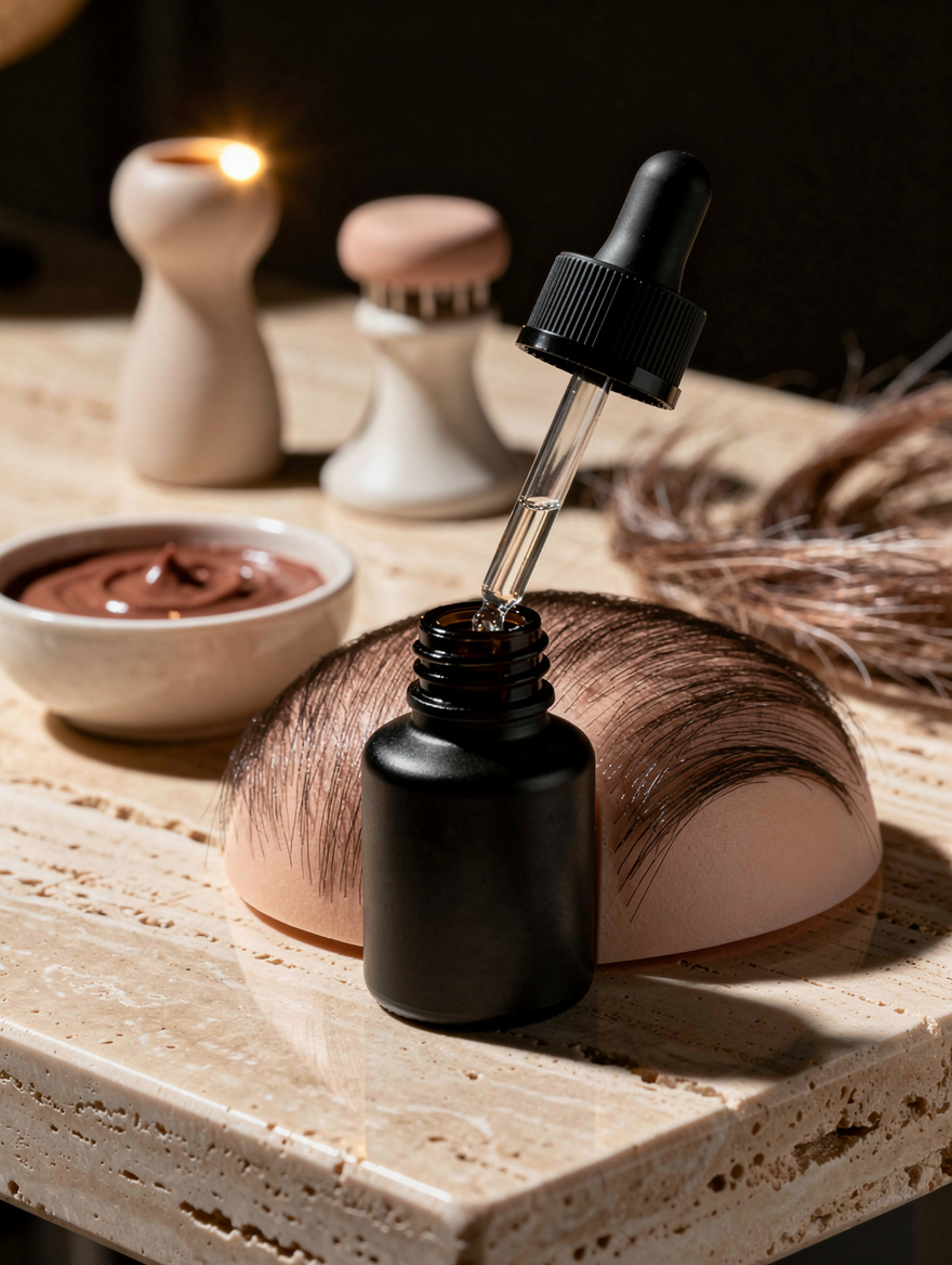 Put Minoxidil on the Scalp, Not Through the Hair