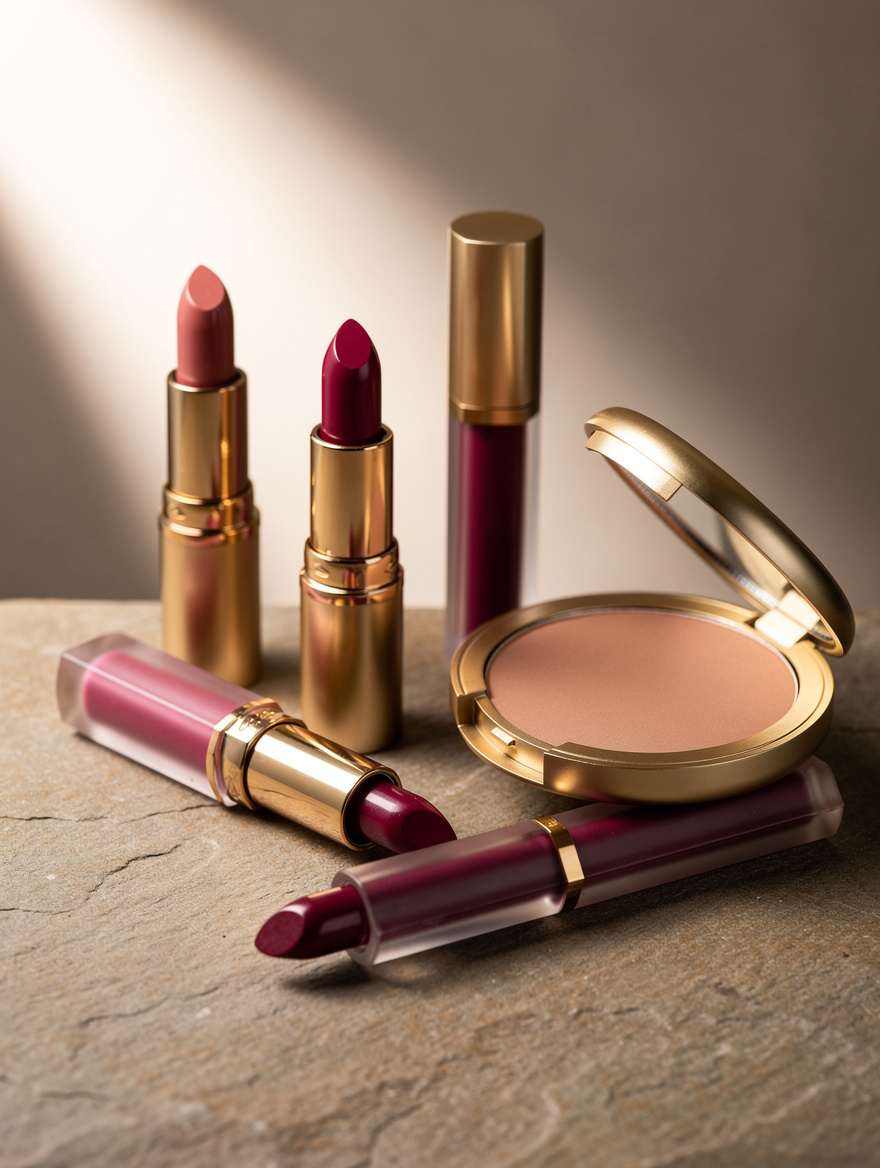 2. Choose a Cool Berry Instead of a Flat Matte