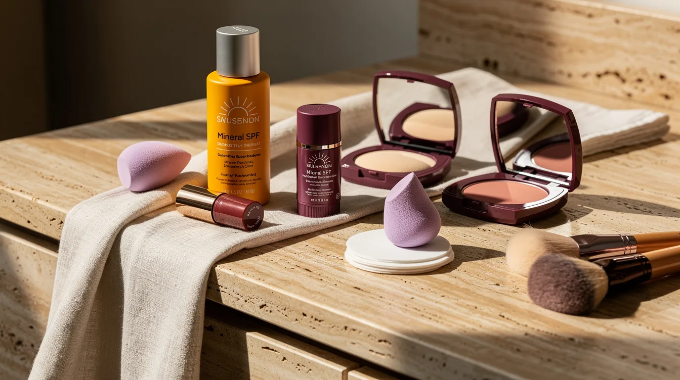 The Sponge Trick For Reapplying Liquid Sunscreen Over Makeup