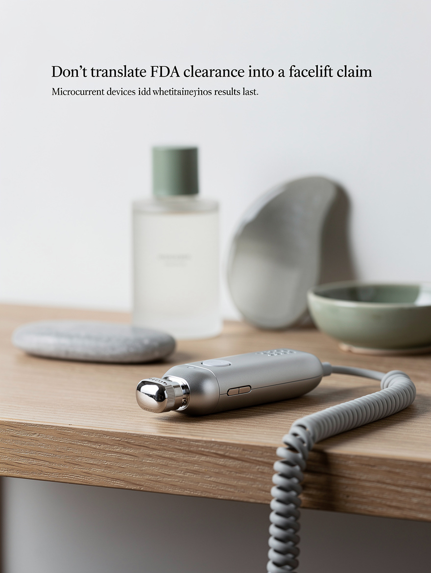4. Don’t Translate FDA Clearance Into a Facelift Claim