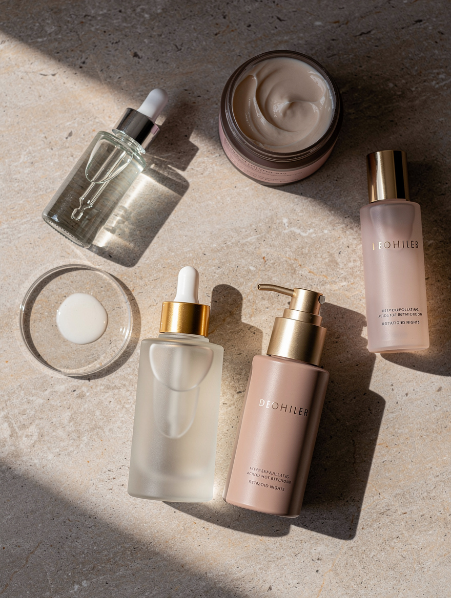 6. Keep Exfoliating Acids Off Retinoid Nights