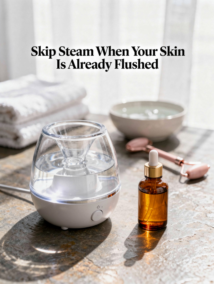 Skip Steam When Your Skin Is Already Flushed