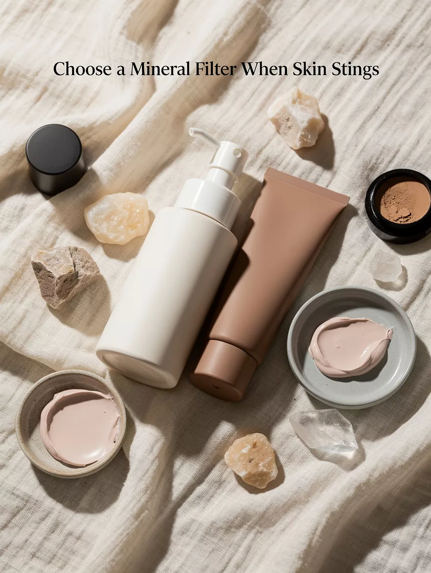 Choose a Mineral Filter When Skin Stings